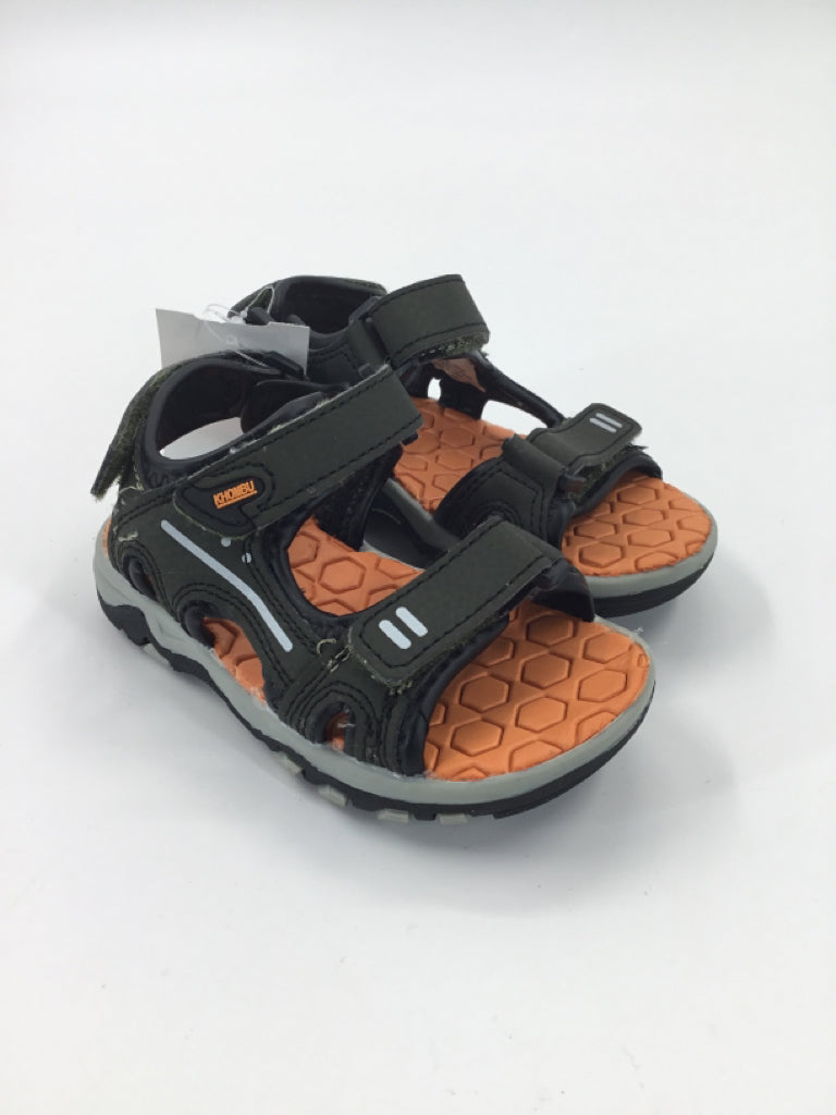 Khombu Child Size 6 Toddler Green Sandals/Flip Flops