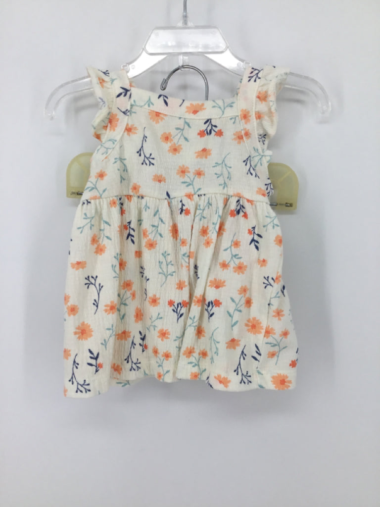 Just One You Made by Carters Child Size 3 Months Cream Dress - girls