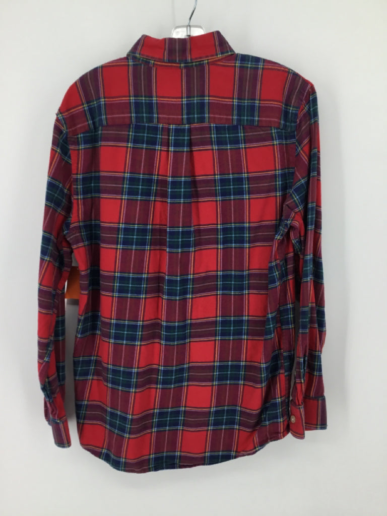 vineyard vines Child Size 12 Red Plaid Shirt - boys