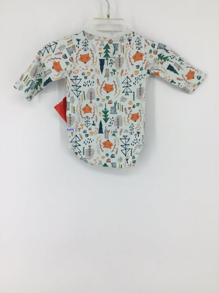 Rugged Butts Child Size 0-3 Months Multi-Color Onesie