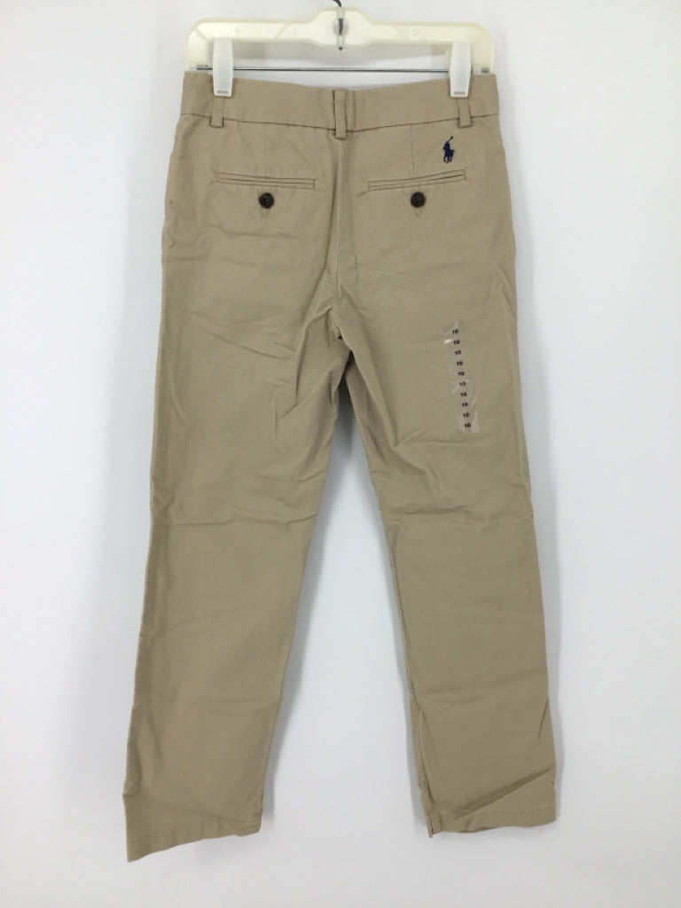 Ralph Lauren Child Size 10 Tan Solid Pants - boys