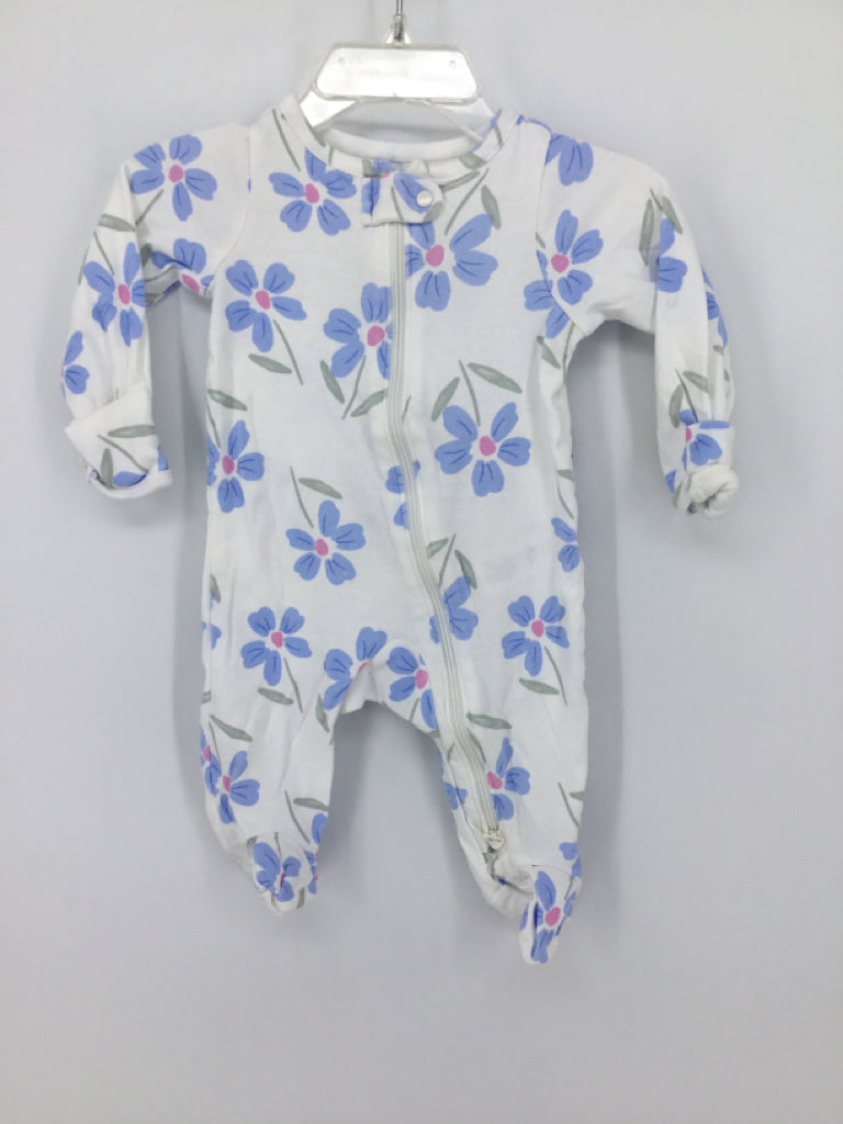 Just One You Made by Carters Child Size 3 Months Blue Sleepers