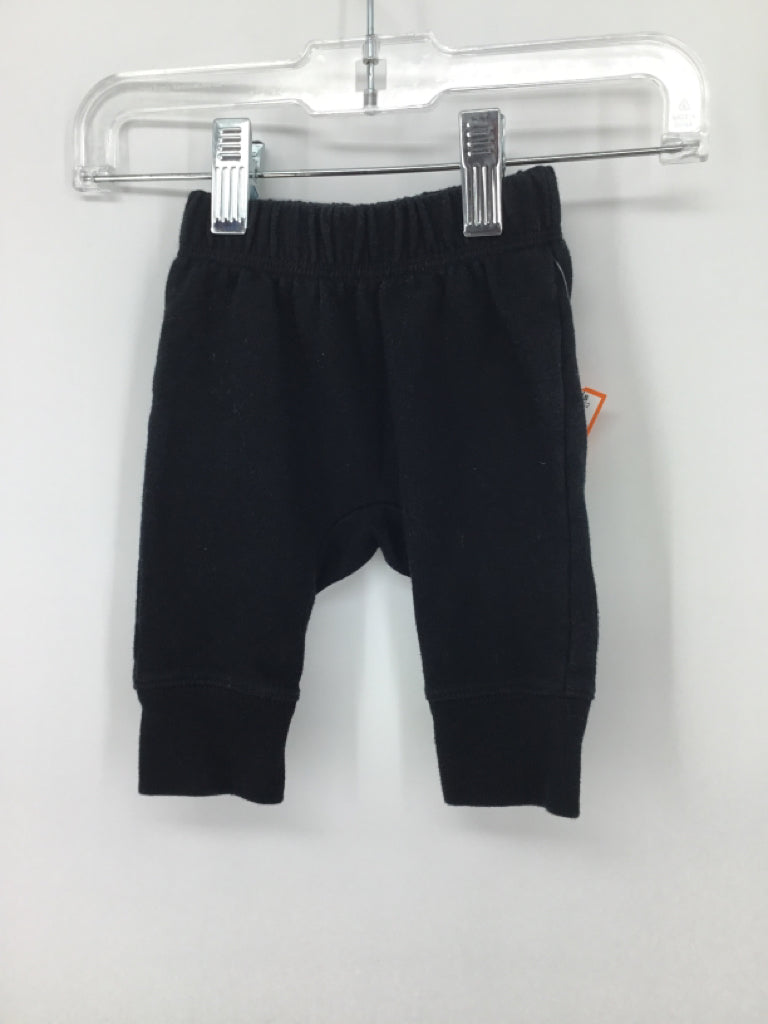 Cat & Jack Child Size Newborn Black Solid Pants - boys