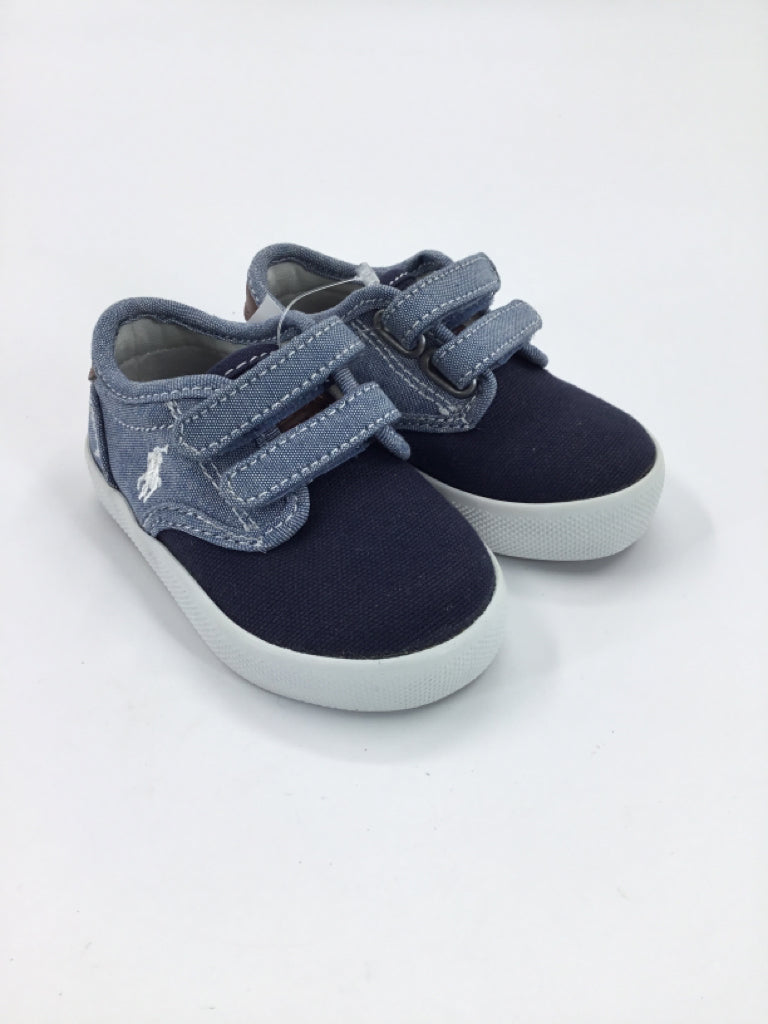 Ralph Lauren Child Size 4 Toddler Blue Sneakers