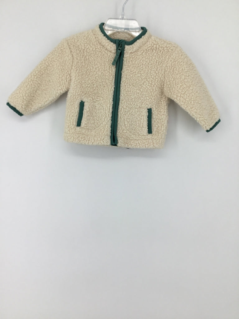 Cat & Jack Child Size 3-6 Months Cream Solid Jacket - boys
