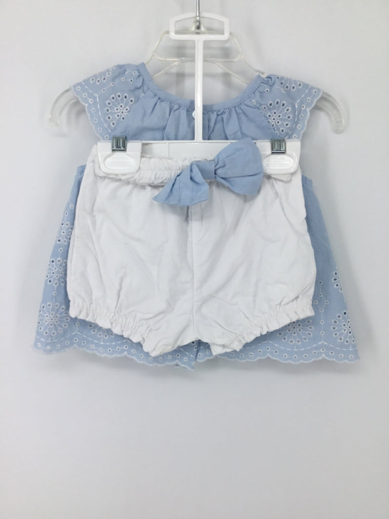 Little Me Child Size 6 Months Blue Outfit - girls