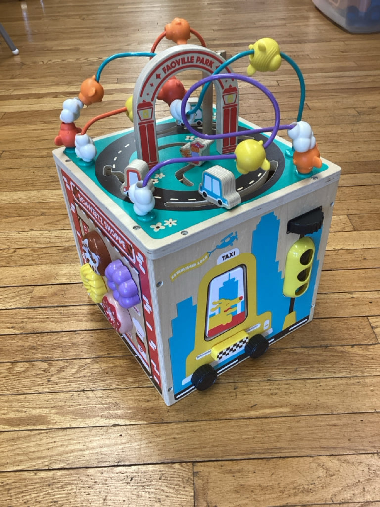 FAO Schwartz Busy City Wooden Activity Toy