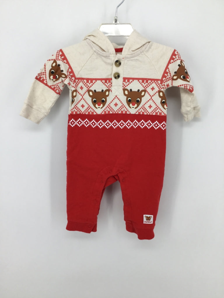 Rudolph Child Size 6 Months Red Christmas Outfit