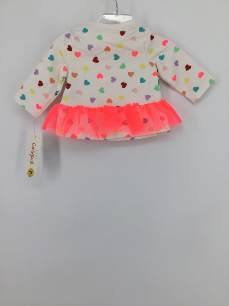 Cat & Jack Child Size 0-3 Months Multi-Color Shirt - girls