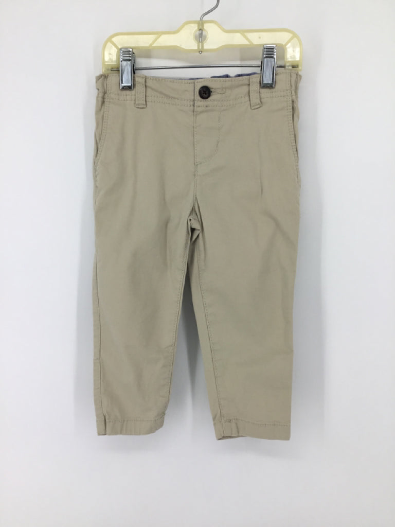 OshKosh B'gosh Child Size 24 Months Tan Solid Pants - boys