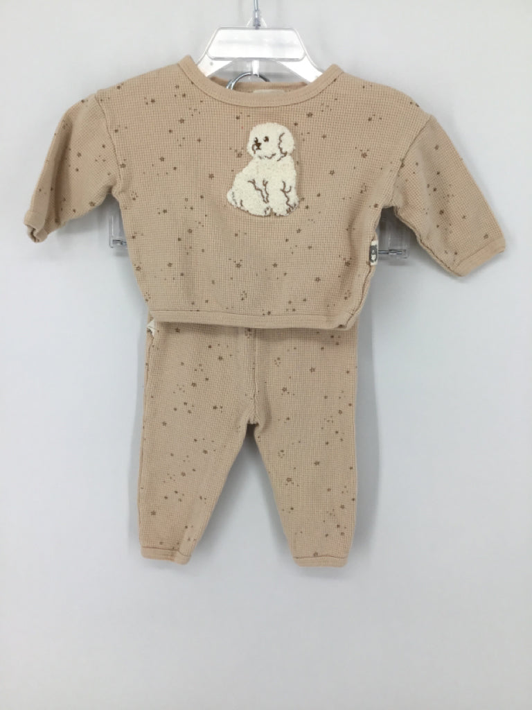 Rabbit + Bear Child Size 3-6 Months Tan Dog Outfit - boys