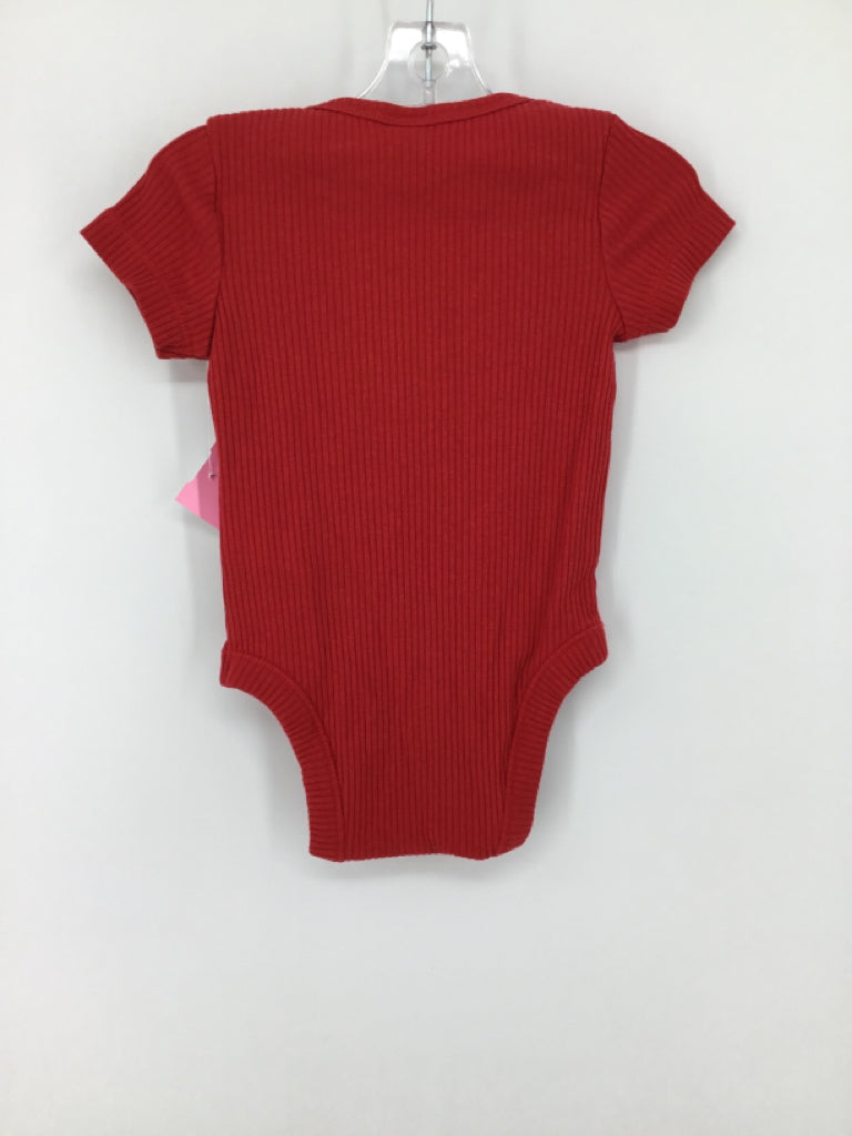 Old Navy Child Size 3-6 Months Red Onesie