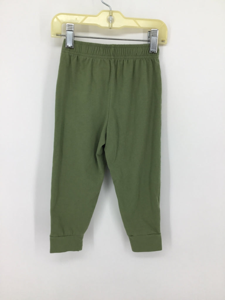 Cat & Jack Child Size 2 Green Solid Pants - boys
