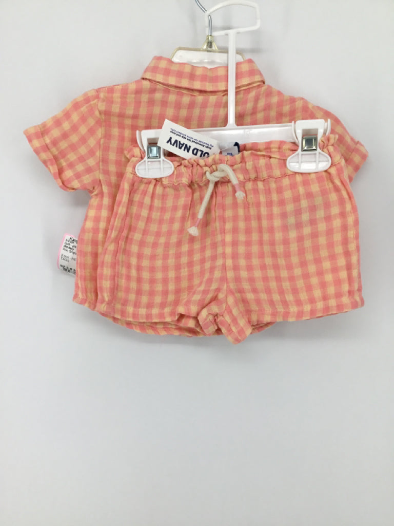 Old Navy Child Size 3-6 Months Pink Outfit - girls