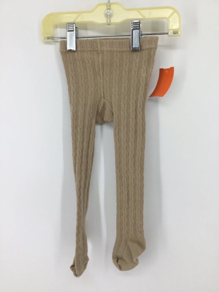 The Little Stocking Co. Child Size 6-12 Months Tan Tights - girls