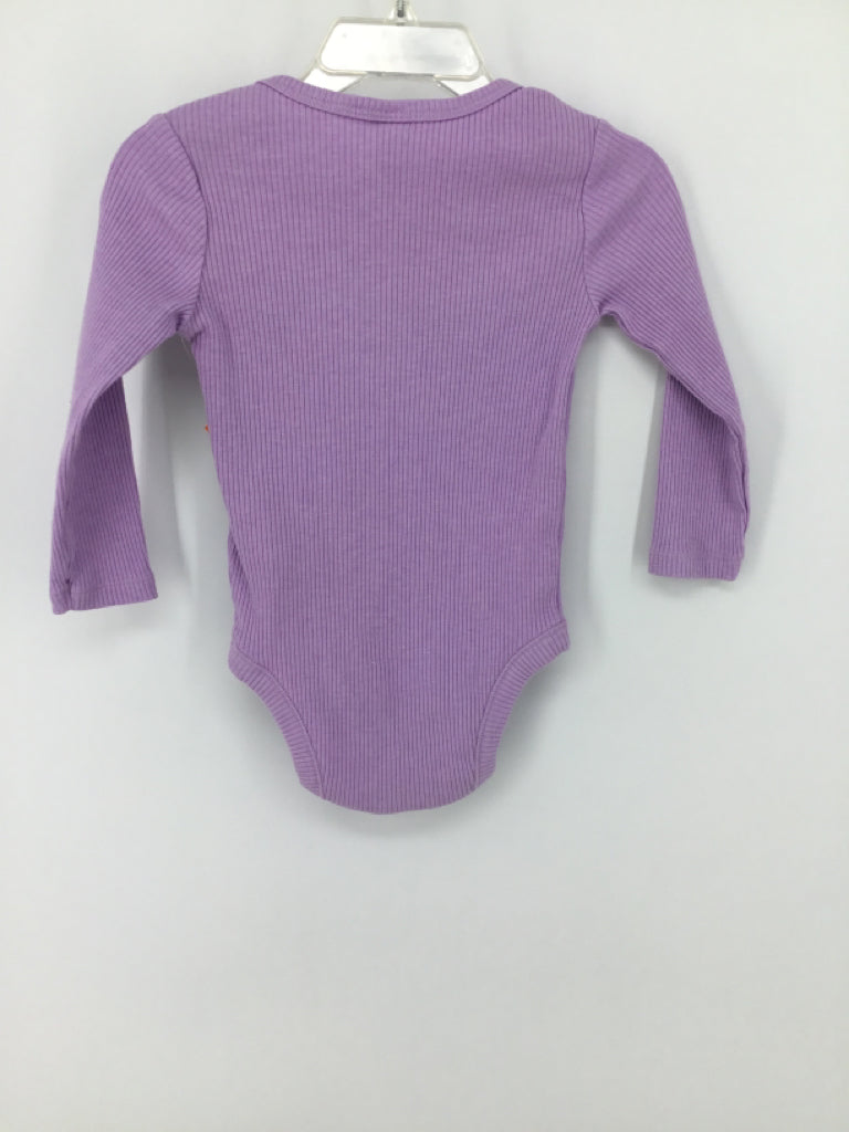 Old Navy Child Size 6-12 Months Purple Onesie