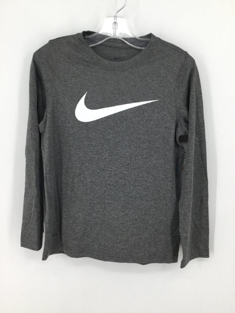 Nike Child Size 8 Gray screen printed T-shirt - boys