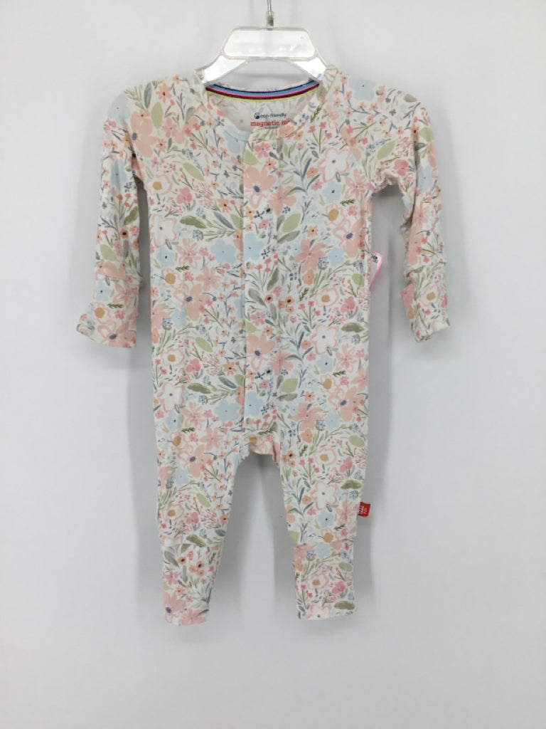 Magnetic Me Child Size 0-3 Months Multi-Color Pajamas - girls