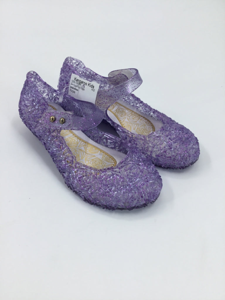 brandless Child Size 7 Toddler Purple Sandals/Flip Flops