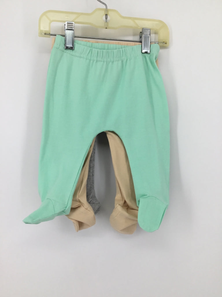 One Two Three Child Size 3-6 Months Gray Pants - girls