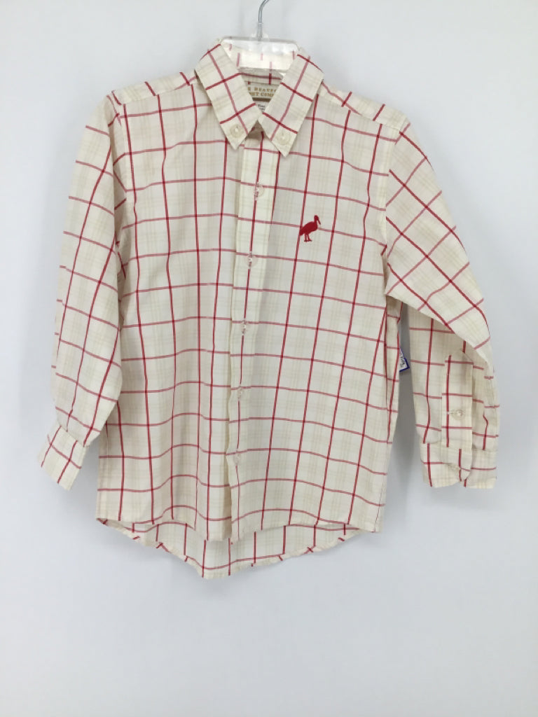 The Beaufort Bonnet Co Child Size 2 Pink Checkered Shirt - boys