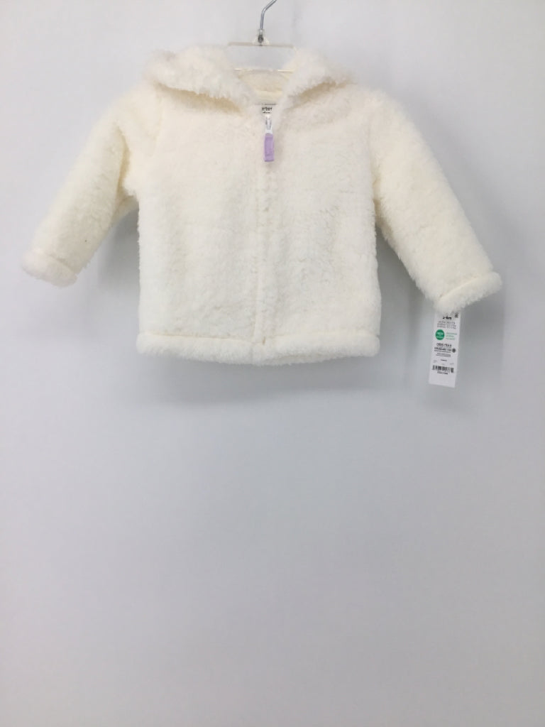 Child of Mine Child Size 3-6 Months White Hoodie - girls