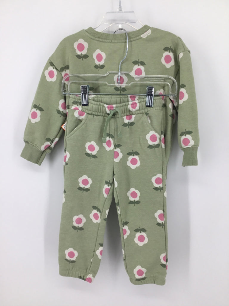 Cat & Jack Child Size 2 Green Outfit - girls