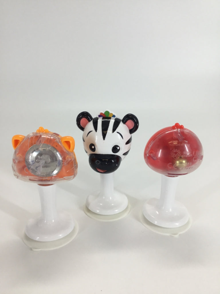 Baby Einstein Rattle & Jingle Trio Suction Cup Animal Rattles