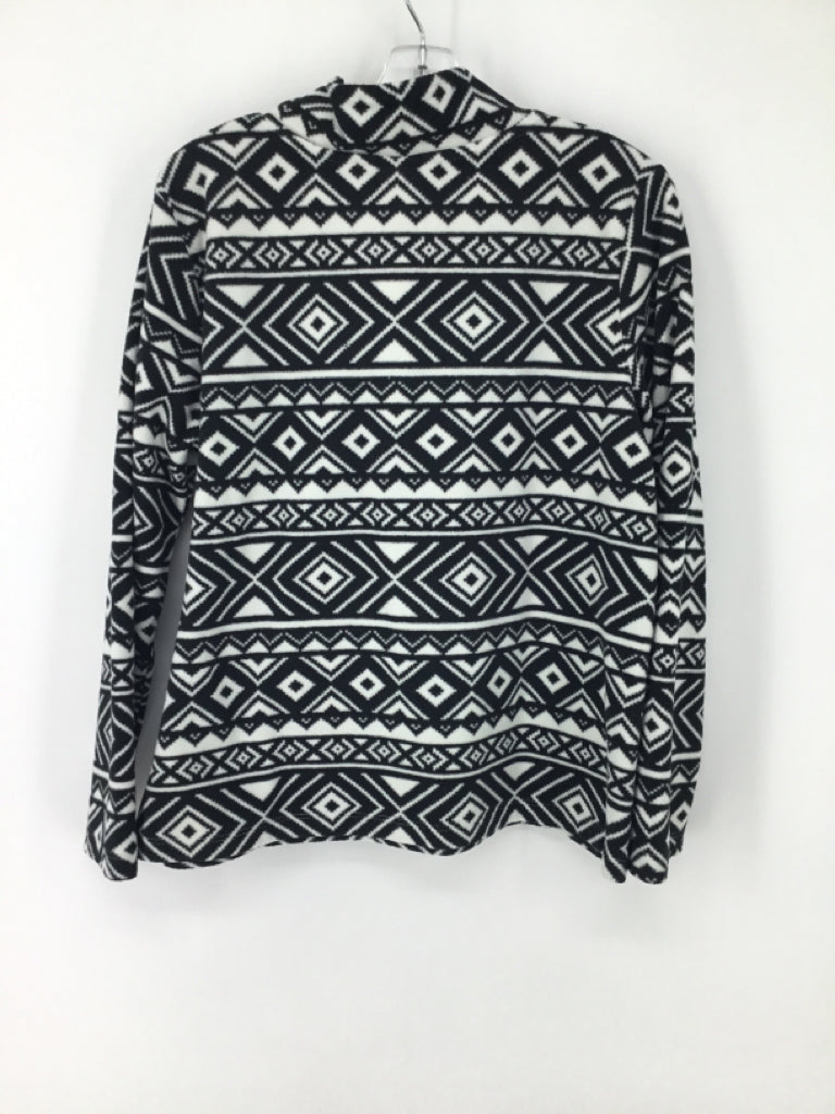 Crazy 8 Child Size 10 Black Print Shirt - boys