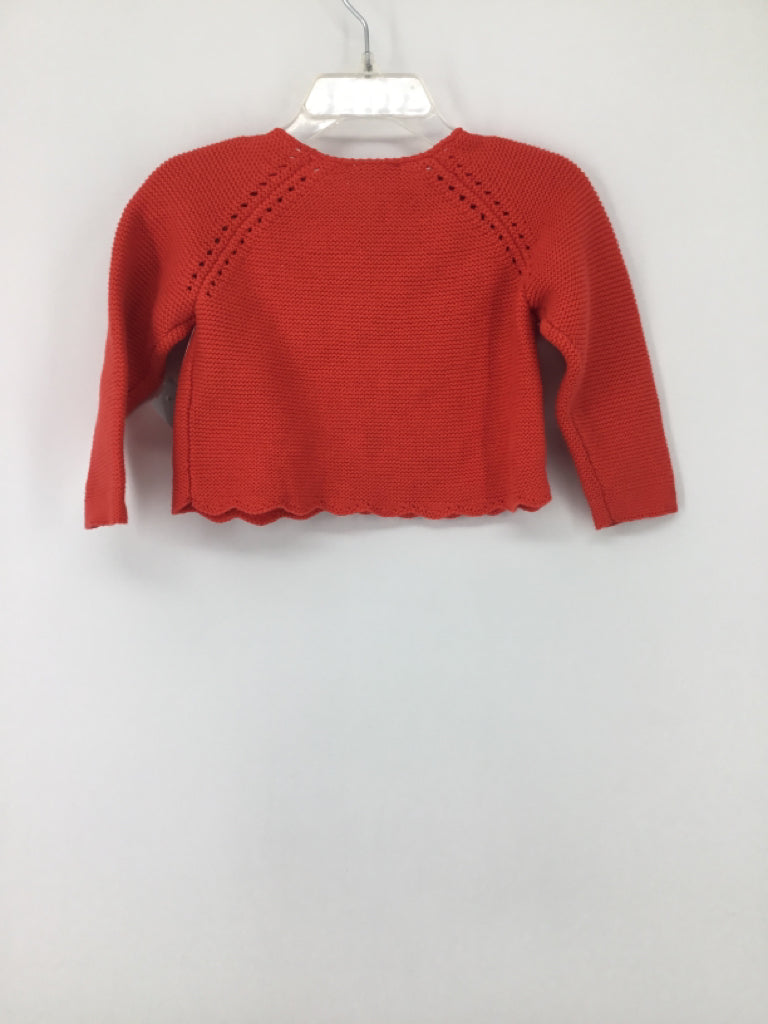 jacadi Child Size 12 Months Red Sweater - girls