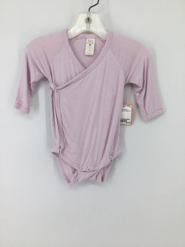 Kate Quinn Organics Child Size 3-6 Months Purple Onesie
