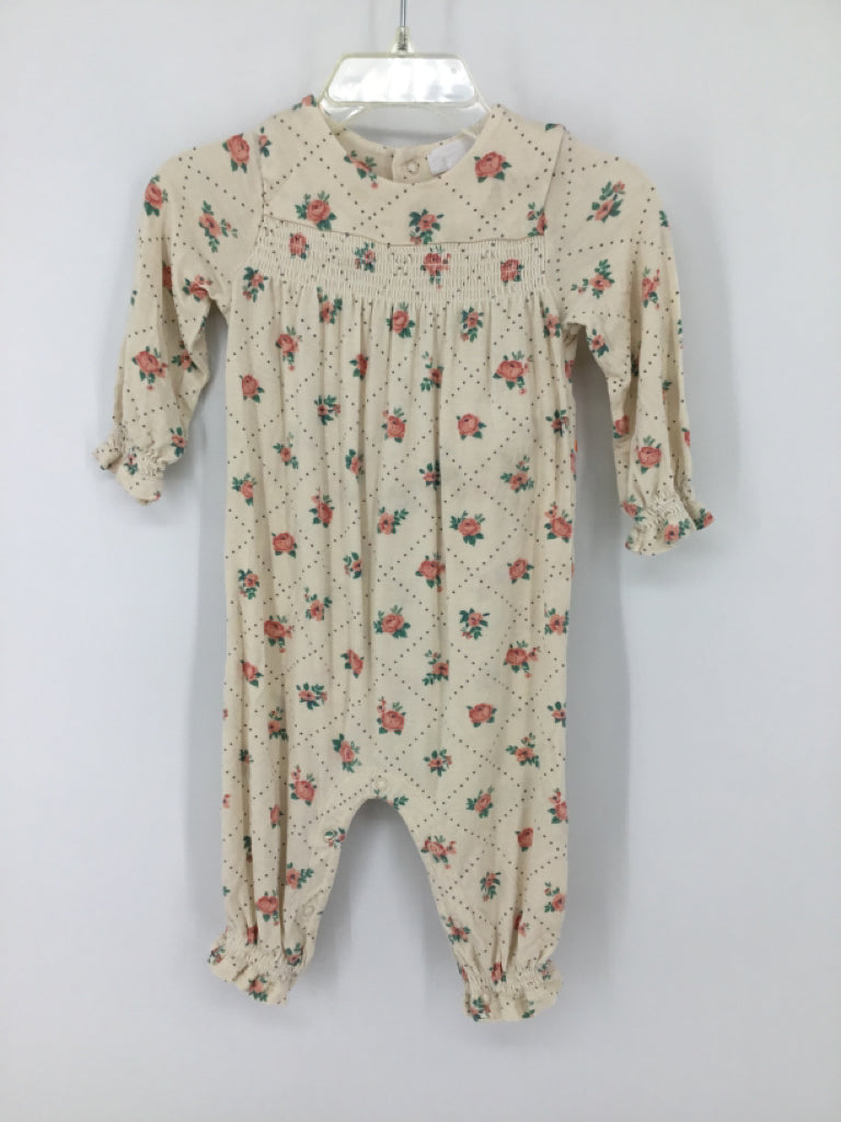 Angel Dear Child Size 3-6 Months Cream Outfit - girls