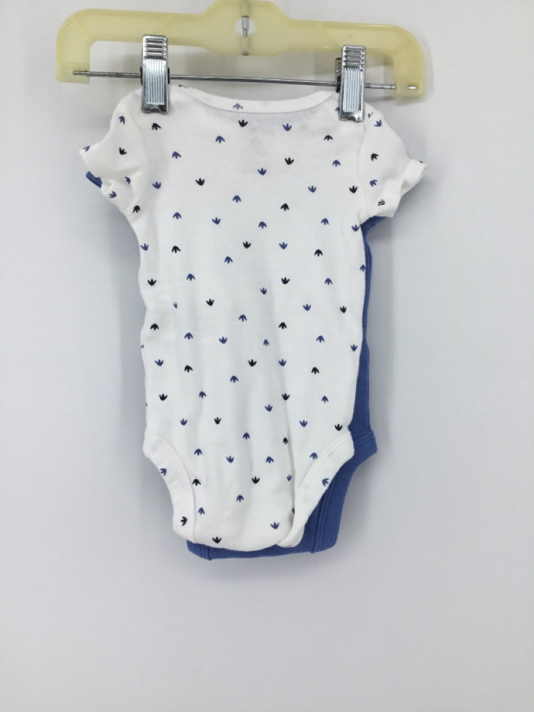Carter's Child Size Newborn Blue Onesie