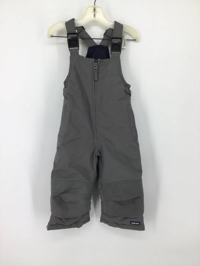 Lands' End Child Size 2 Gray Solid Outerwear - boys