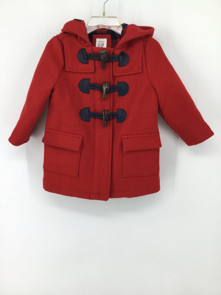 Baby Gap Child Size 18-24 Months Red Solid Outerwear - boys