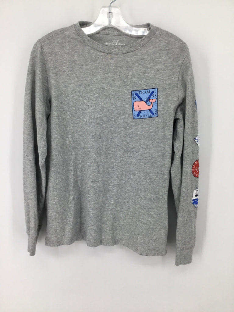 vineyard vines Child Size 8 Gray screen printed T-shirt - boys