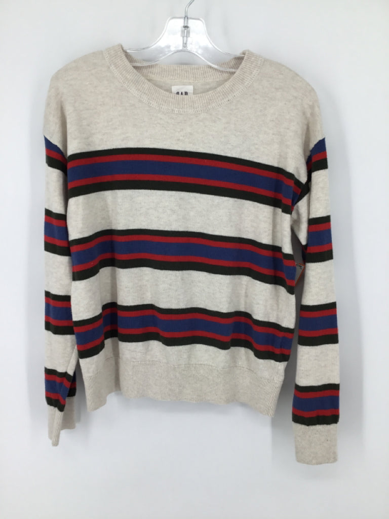 Gap Kids Child Size 8 Tan Stripe Sweater - boys