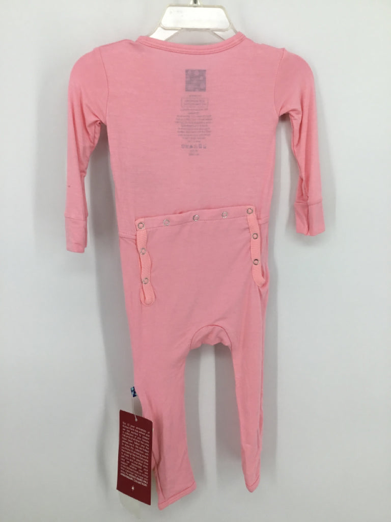 Kickee Pants Child Size 9-12 Months Pink Pajamas - girls