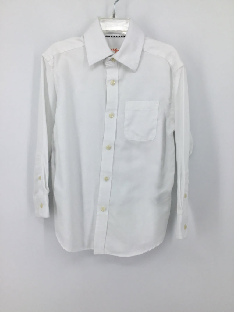 Cat & Jack Child Size 4 White Solid Shirt - boys