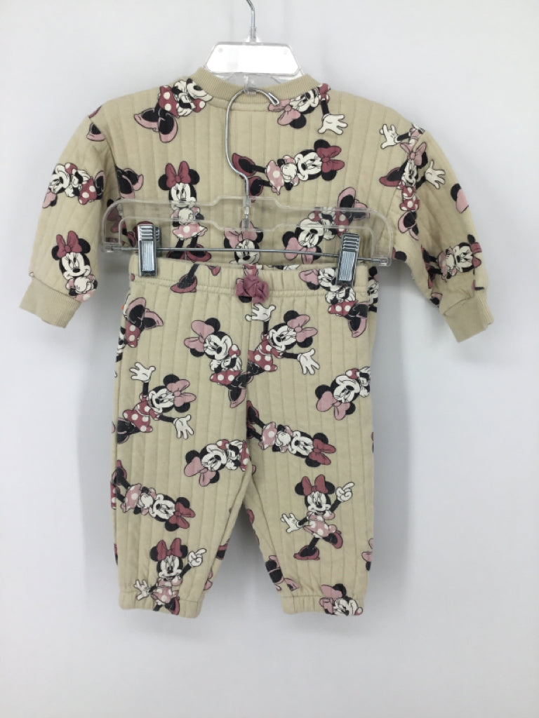 Disney Child Size 9 Months Tan Outfit - girls