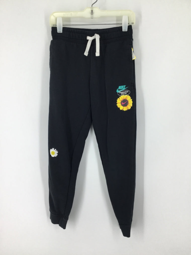 Nike Child Size 8 Black Sweatpants - girls