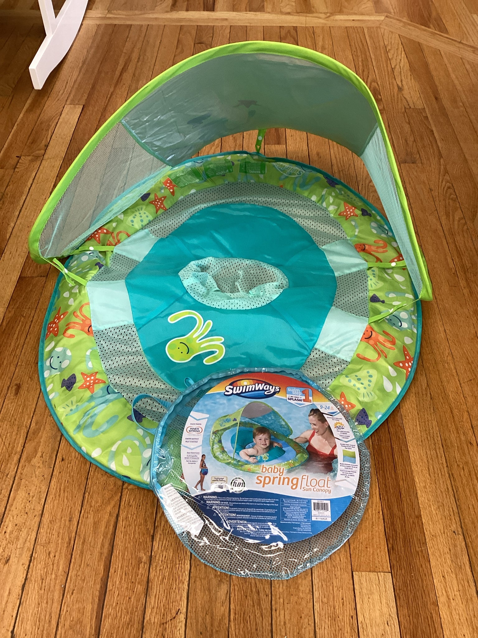 Swimways Baby Spring Float with Sun Canopy