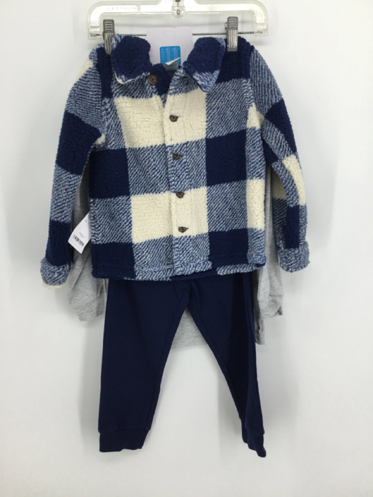 Carter's Child Size 3 Months Gray Solid Outfit - boys