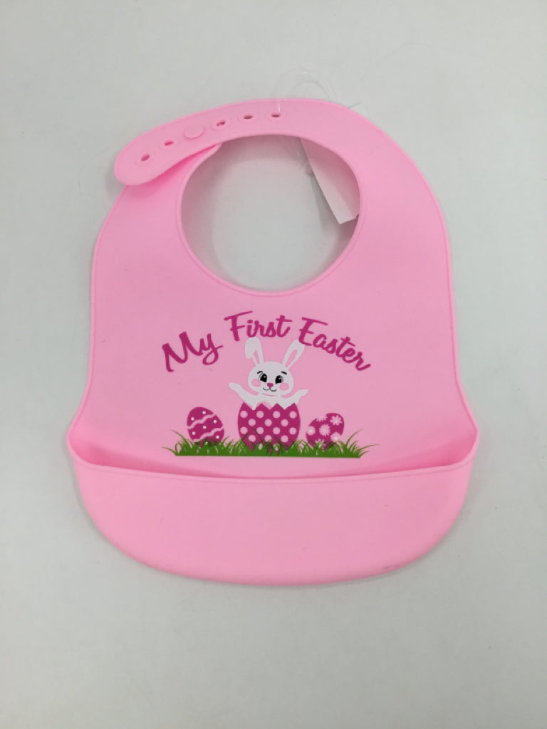 Pink Easter Bib