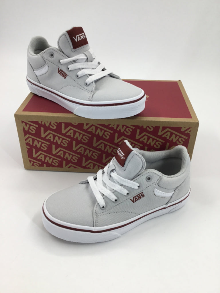Vans Child Size 1 Youth Gray Sneakers