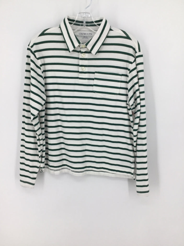 Crewcuts Child Size 10 Green Stripe Shirt - boys