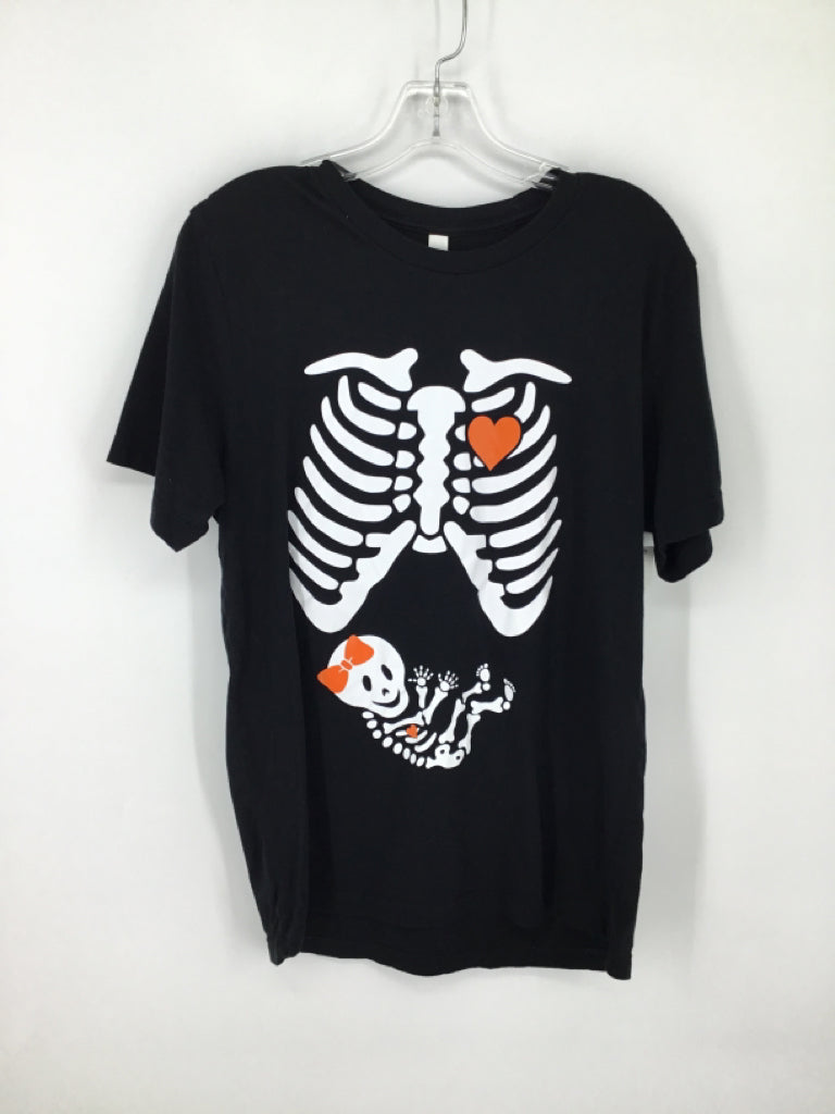 Canvas Kids Child Size L Black Halloween Maternity Shirt