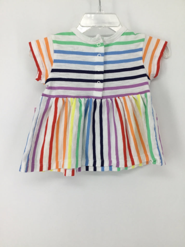 primary Child Size 0-3 Months Multi-Color Shirt - girls