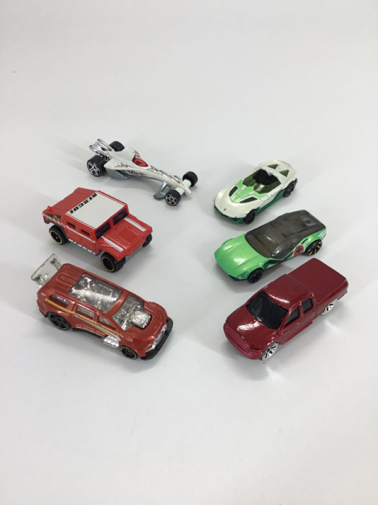 Hot Wheels Cars - 6pcs