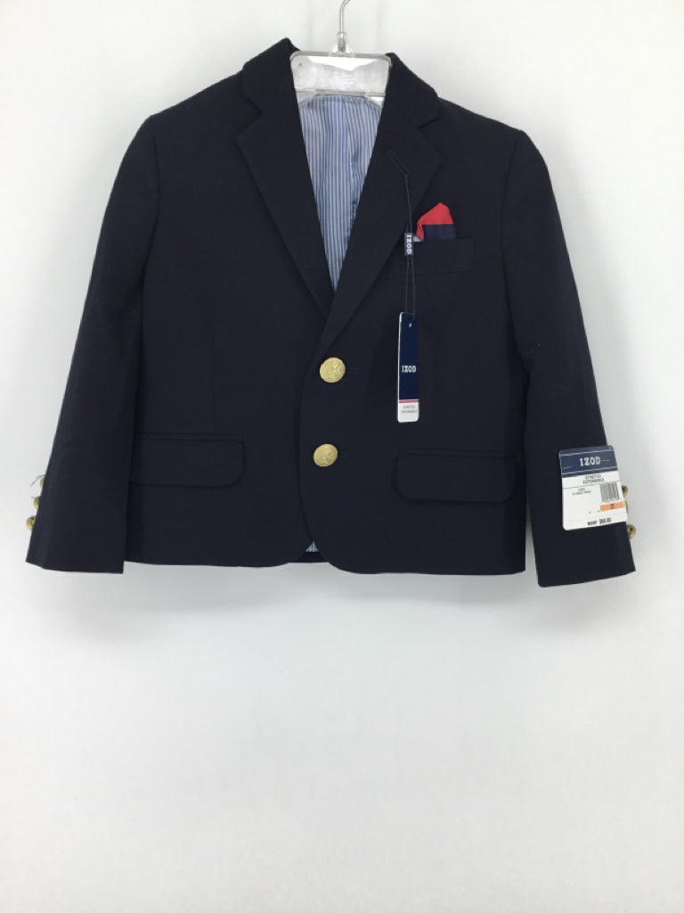 Izod Child Size 2 Navy Solid Blazer - boys